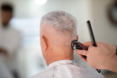Homme-coiffure